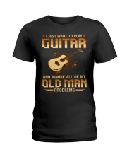 Guitar - Old Man Problems Ladies T-Shirt tile