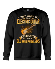 Electric Guitar - Old Man Crewneck Sweatshirt tile