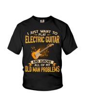 Electric Guitar - Old Man Youth T-Shirt tile