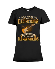 Electric Guitar - Old Man Premium Fit Ladies Tee tile