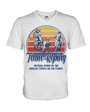 Coolest People On The Planet Team Roping V-Neck T-Shirt tile