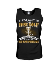 Ignore Old Man Problems - Disc Golf Unisex Tank tile