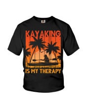 Kayaking - Is Therapy Youth T-Shirt tile