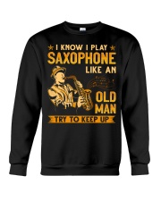 Saxophone - Try To Keep Up Crewneck Sweatshirt tile