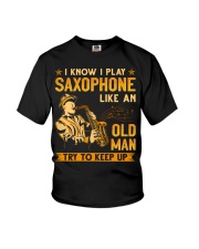 Saxophone - Try To Keep Up Youth T-Shirt tile