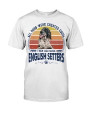 Dog Created Equal - English Setter Premium Fit Mens Tee tile