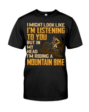 Mountain Biking - In My Head Classic T-Shirt front