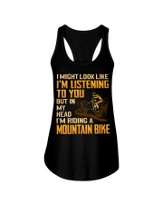 Mountain Biking - In My Head Ladies Flowy Tank tile