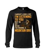 Mountain Biking - In My Head Long Sleeve Tee tile