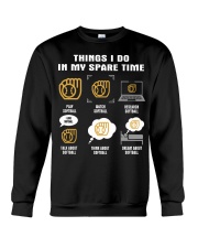 Spare Time - Softball Crewneck Sweatshirt tile