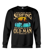 Surfing - Old Man Problems Crewneck Sweatshirt tile