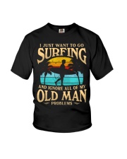 Surfing - Old Man Problems Youth T-Shirt tile