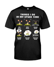 Spare Time Hurling Premium Fit Mens Tee tile