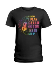 Like A Girl - Cello Ladies T-Shirt front