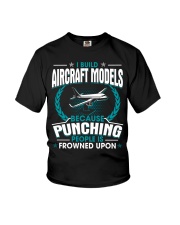 Punching People Is Frowned Upon Model Aircraft Youth T-Shirt tile