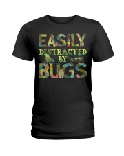 Bug - Easily Distracted Ladies T-Shirt tile