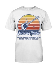 Coolest People On The Planet Electric Guitar Premium Fit Mens Tee tile