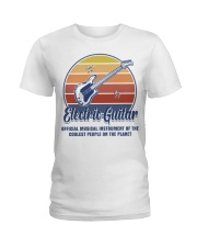 Coolest People On The Planet Electric Guitar Ladies T-Shirt tile