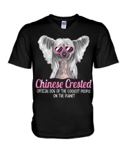 Chinese Crested - Official Dog V-Neck T-Shirt tile