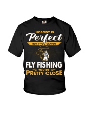 Nobody Is Perfect Fly Fishing Youth T-Shirt tile