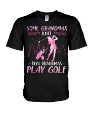 Golf - Grandmas Knit V-Neck T-Shirt tile