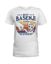 Best Dad Ever Basenji Ladies T-Shirt tile