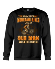 Mountain Biking - Try To Keep Up Crewneck Sweatshirt tile