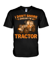 Tractor - Snore V-Neck T-Shirt tile