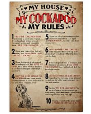 My House My Rule Cockapoo 11x17 Poster front