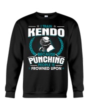 Punching People Is Frowned Upon Kendo Crewneck Sweatshirt tile