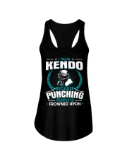 Punching People Is Frowned Upon Kendo Ladies Flowy Tank tile