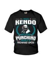 Punching People Is Frowned Upon Kendo Youth T-Shirt tile