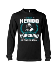 Punching People Is Frowned Upon Kendo Long Sleeve Tee tile