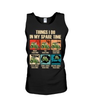 Tractor - Spare Time Unisex Tank tile