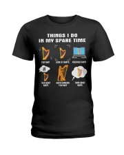 Spare Time - Harp Ladies T-Shirt tile
