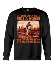 Horse - Old Man Problems Crewneck Sweatshirt tile