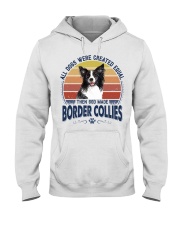 Dog Created Equal - Border Collie Hooded Sweatshirt tile