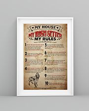 My House My Rule Irish Setter 11x17 Poster lifestyle-poster-5