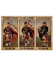Bagpipes - It's Not A Hobby 17x11 Poster front