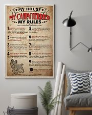 My House My Rule Cairn Terrier 11x17 Poster lifestyle-poster-1