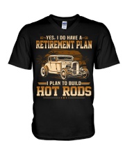 Hot Rod - Retirement Plan V-Neck T-Shirt tile