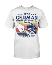 Best Dad Ever German Shorthaired Pointer Classic T-Shirt tile