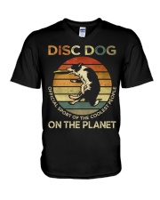 Disc Dog - Official Sport V-Neck T-Shirt tile
