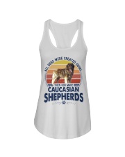 Dog Created Equal - Caucasian Shepherd Ladies Flowy Tank tile