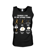 Spare Time - Squash Unisex Tank tile