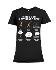 Spare Time - Squash Premium Fit Ladies Tee tile