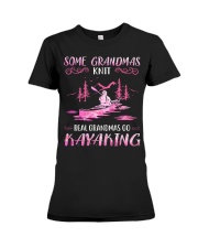 Kayaking - Grandmas Knit Premium Fit Ladies Tee tile