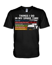 Golf - Sparetime V-Neck T-Shirt tile