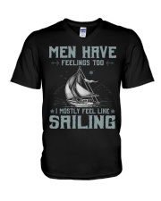 Sailing - Men Feelings V-Neck T-Shirt tile