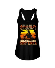 Dirt Bike - Retirement Plan Ladies Flowy Tank tile